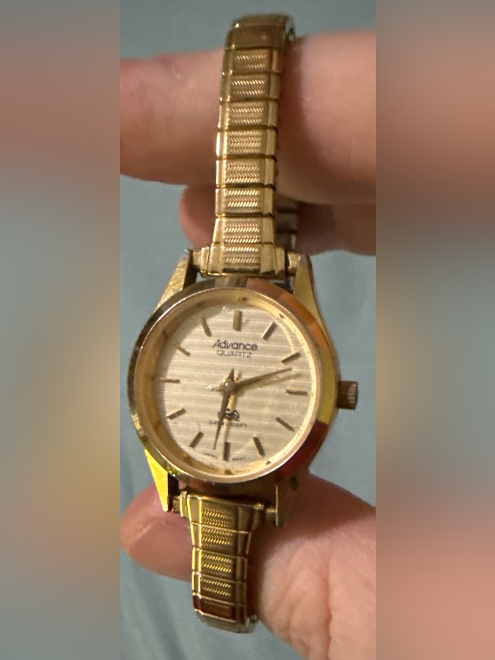 Advance Quartz Gold Antique Adjustable Women’s Watch Y121 *New Battery